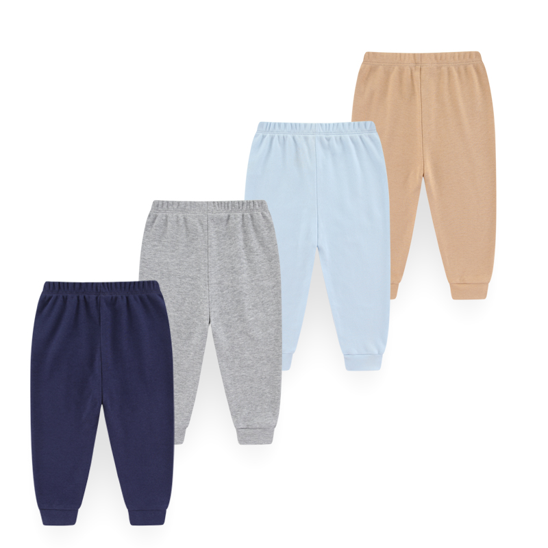 Baby Clothing Dividers - 4-częściowe spodnie dziecięce unisex 100% bawełna