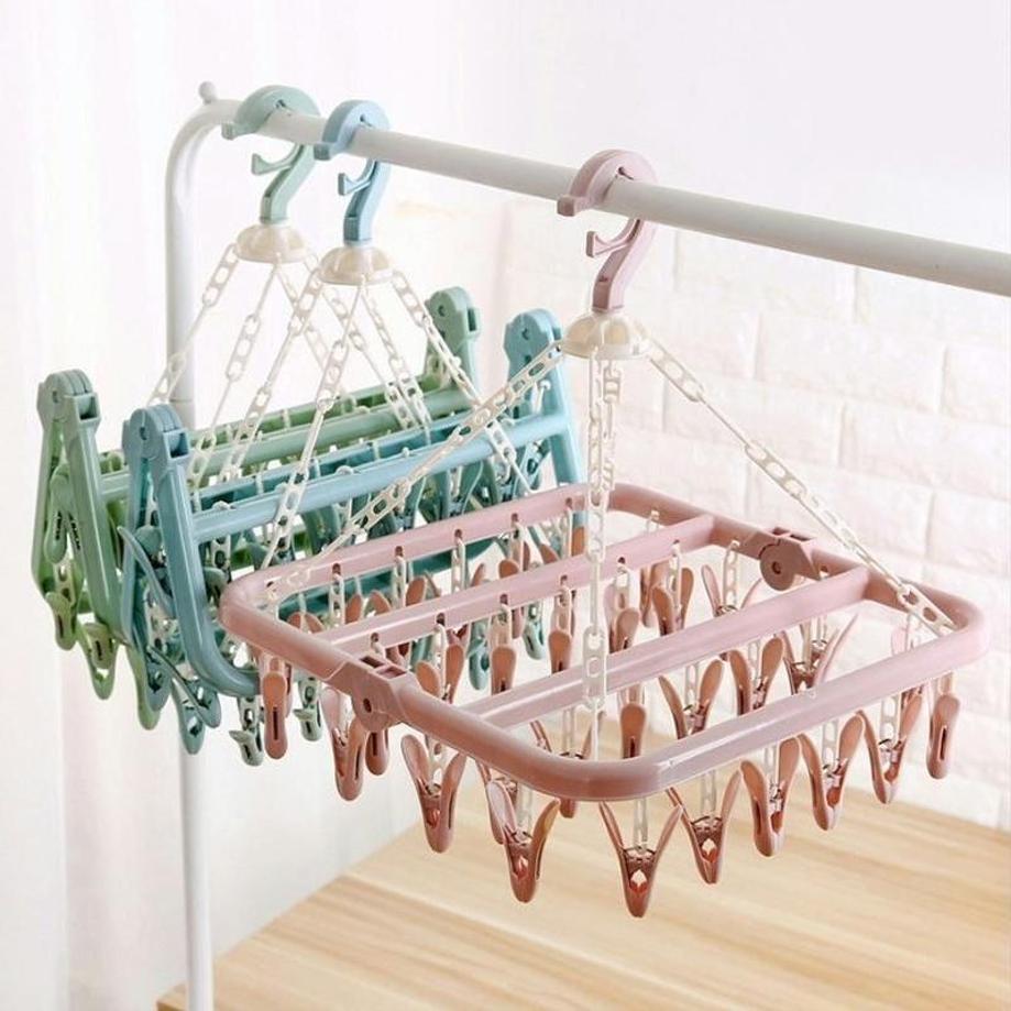 Baby Clothing Hanging Rack - 1 szt. Suszarka na ubrania z