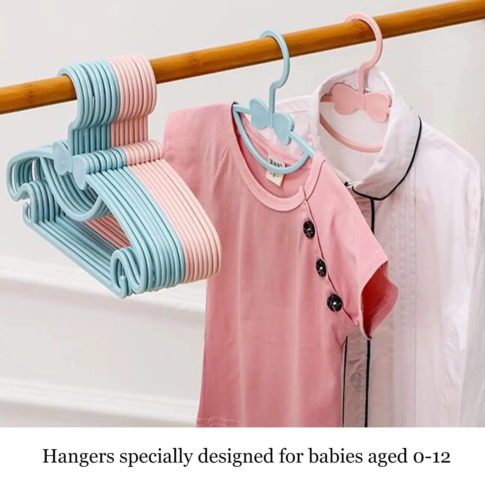 Wieszaki dla niemowląt 10 szt. – Baby Clothing Hanging Rack recenzja i cena