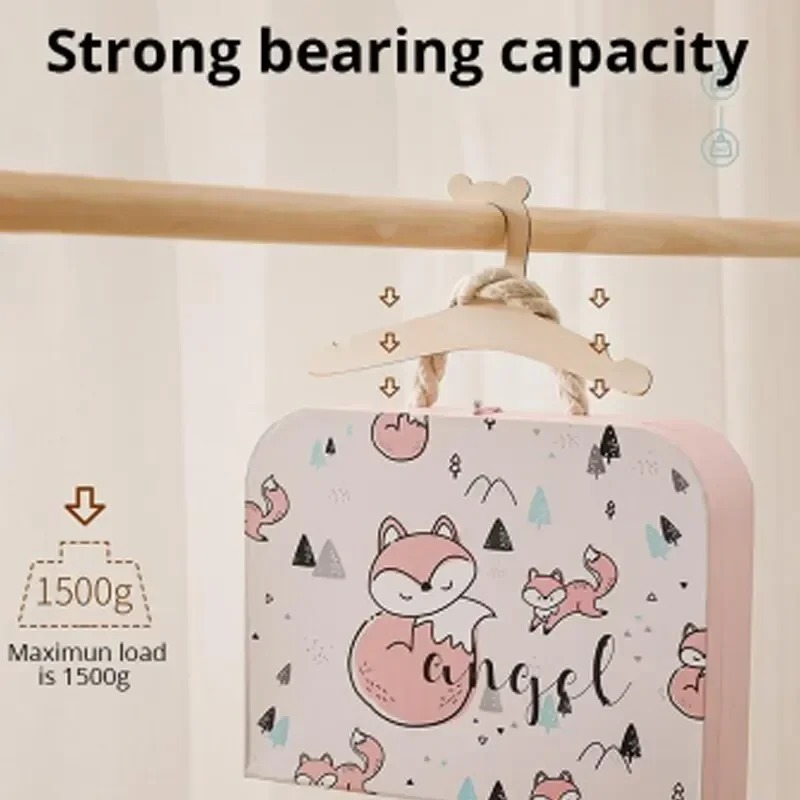 5/10 szt. Drewniane wieszaki n – Baby Clothing Hanging Rack recenzja i cena