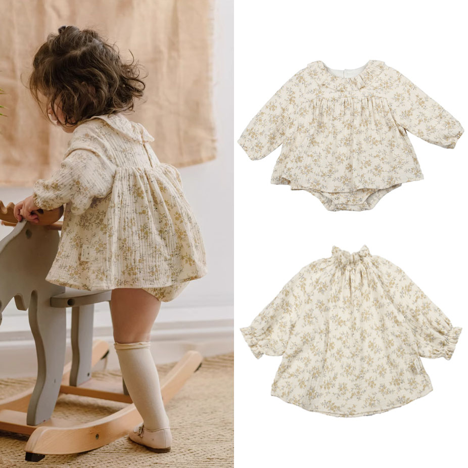 Kwiatowe dziecięce sukienki dl – Baby Clothing Organic recenzja i cena